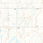 United States Geological Survey Hawks Nest, ND (1978, 24000-Scale) digital map