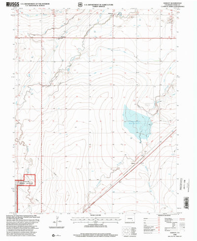 United States Geological Survey Hawley, CO (1996, 24000-Scale) digital map