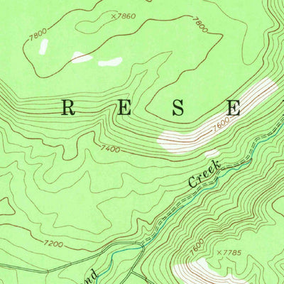 United States Geological Survey Hawley Lake West, AZ (1966, 24000-Scale) digital map