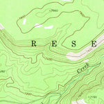 United States Geological Survey Hawley Lake West, AZ (1976, 24000-Scale) digital map