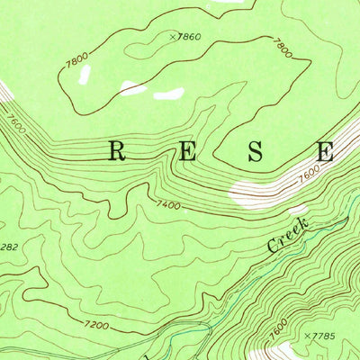 United States Geological Survey Hawley Lake West, AZ (1976, 24000-Scale) digital map