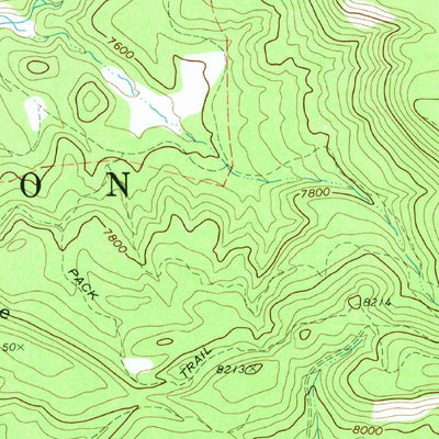 United States Geological Survey Hawley Lake West, AZ (1976, 24000-Scale) digital map