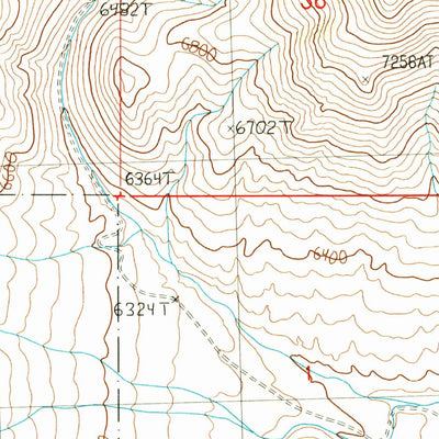 United States Geological Survey Hawley Mountain, ID (1987, 24000-Scale) digital map