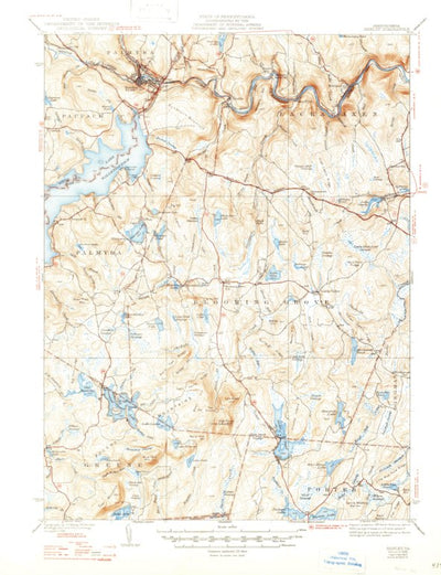 United States Geological Survey Hawley, PA (1938, 62500-Scale) digital map