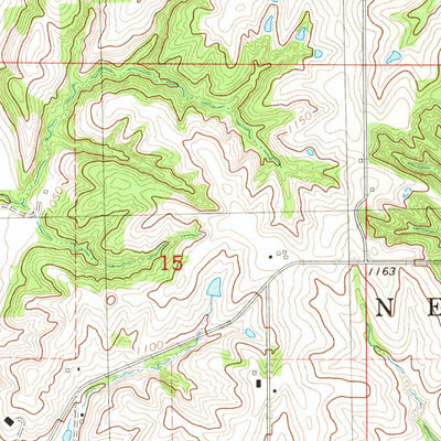 United States Geological Survey Hawleyville, IA (1980, 24000-Scale) digital map