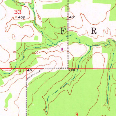 United States Geological Survey Haworth, OK (1950, 24000-Scale) digital map