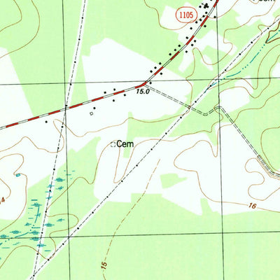United States Geological Survey Haws Run, NC (1981, 24000-Scale) digital map