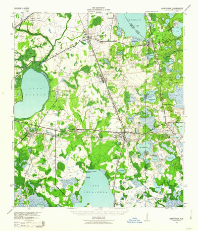 United States Geological Survey Hawthorn, FL (1943, 62500-Scale) digital map