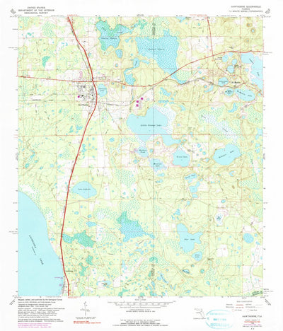 United States Geological Survey Hawthorne, FL (1966, 24000-Scale) digital map