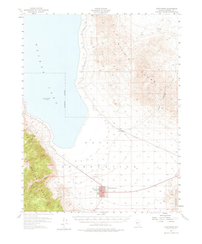 United States Geological Survey Hawthorne, NV (1955, 62500-Scale) digital map