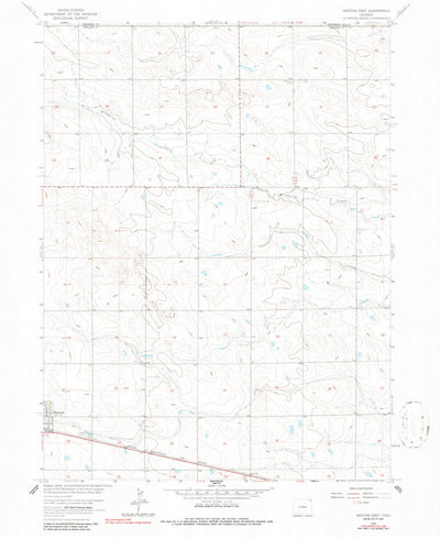 United States Geological Survey Haxtun East, CO (1962, 24000-Scale) digital map