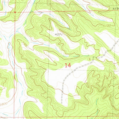 United States Geological Survey Hay Basin NE, MT (1979, 24000-Scale) digital map