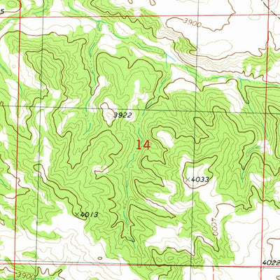 United States Geological Survey Hay Basin North, MT (1980, 24000-Scale) digital map