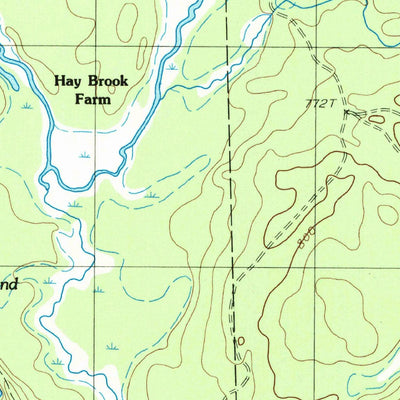 United States Geological Survey Hay Brook Mountain, ME (1986, 24000-Scale) digital map