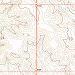 United States Geological Survey Hay Coulee, MT (1967, 24000-Scale) digital map