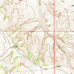 United States Geological Survey Hay Coulee, MT (1967, 24000-Scale) digital map