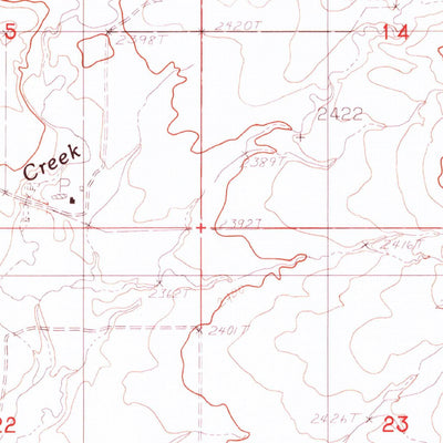 United States Geological Survey Hay Creek, MT (1983, 24000-Scale) digital map