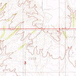 United States Geological Survey Hay Creek NW, MT (1983, 24000-Scale) digital map