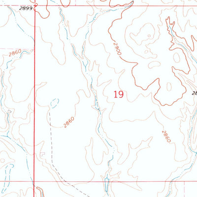 United States Geological Survey Hay Creek, SD (1971, 24000-Scale) digital map