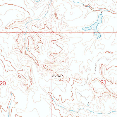 United States Geological Survey Hay Creek, SD (1971, 24000-Scale) digital map