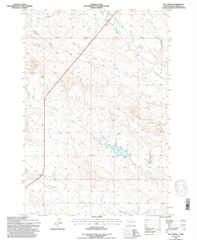 United States Geological Survey Hay Creek, SD (1993, 24000-Scale) digital map