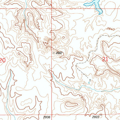 United States Geological Survey Hay Creek, SD (1993, 24000-Scale) digital map