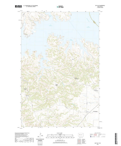 United States Geological Survey Hay Flat, ND (2020, 24000-Scale) digital map