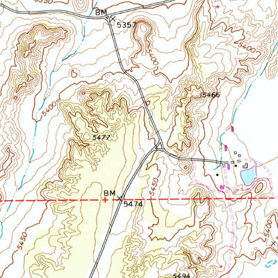 United States Geological Survey Hay Hollow, AZ (1971, 24000-Scale) digital map