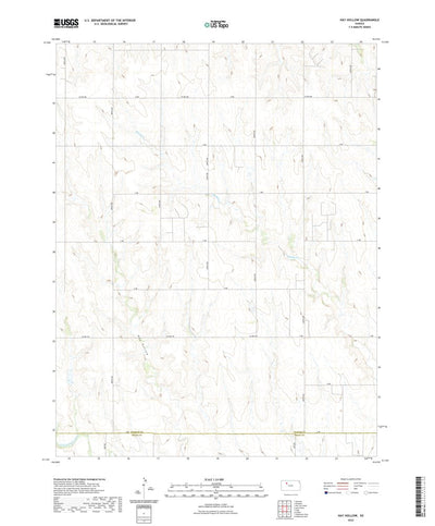 United States Geological Survey Hay Hollow, KS (2022, 24000-Scale) digital map
