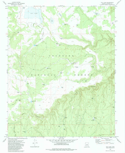 United States Geological Survey Hay Lake, AZ (1970, 24000-Scale) digital map