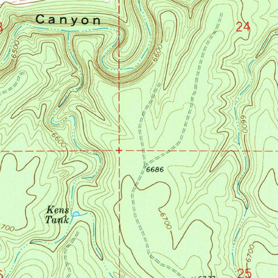 United States Geological Survey Hay Lake, AZ (1970, 24000-Scale) digital map
