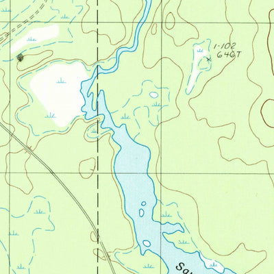 United States Geological Survey Hay Lake, ME (1986, 24000-Scale) digital map