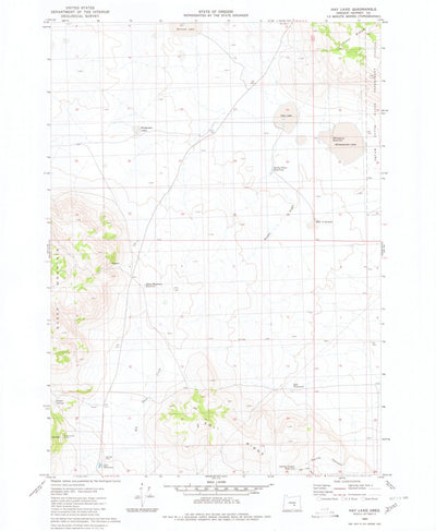 United States Geological Survey Hay Lake, OR (1980, 24000-Scale) digital map