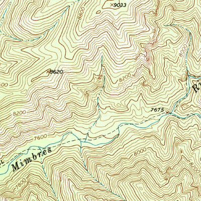 United States Geological Survey Hay Mesa, NM (1963, 24000-Scale) digital map