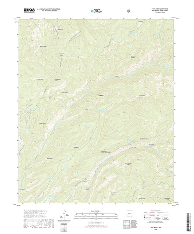 United States Geological Survey Hay Mesa, NM (2020, 24000-Scale) digital map