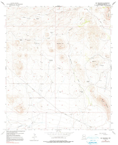 United States Geological Survey Hay Mountain, AZ (1957, 24000-Scale) digital map