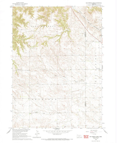 United States Geological Survey Hay Springs Creek, NE (1966, 24000-Scale) digital map