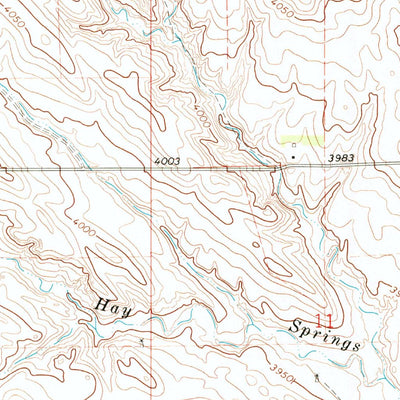 United States Geological Survey Hay Springs Creek, NE (1966, 24000-Scale) digital map