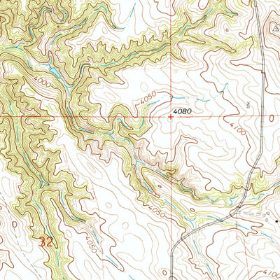United States Geological Survey Hay Springs Creek, NE (1966, 24000-Scale) digital map