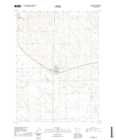 United States Geological Survey Hay Springs, NE (2021, 24000-Scale) digital map