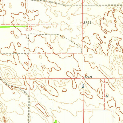 United States Geological Survey Hay Springs SE, NE (1960, 24000-Scale) digital map