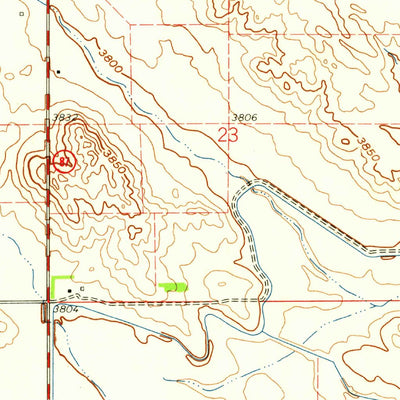 United States Geological Survey Hay Springs SW, NE (1960, 24000-Scale) digital map