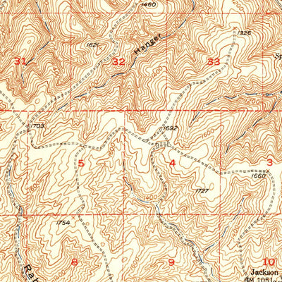 United States Geological Survey Hay, WA (1952, 62500-Scale) digital map