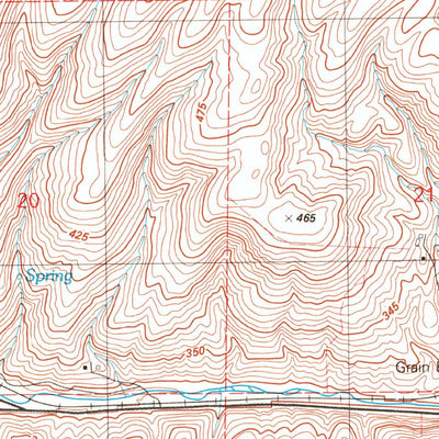 United States Geological Survey Hay, WA (1981, 24000-Scale) digital map