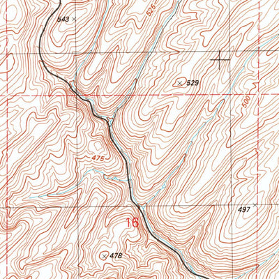 United States Geological Survey Hay, WA (1981, 24000-Scale) digital map