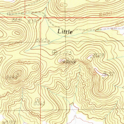 United States Geological Survey Haycock Mountain, UT (1985, 24000-Scale) digital map