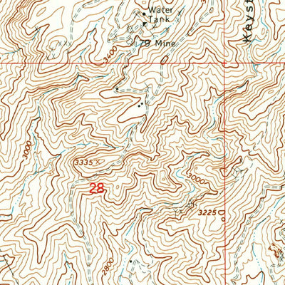 United States Geological Survey Hayden, AZ (1964, 24000-Scale) digital map