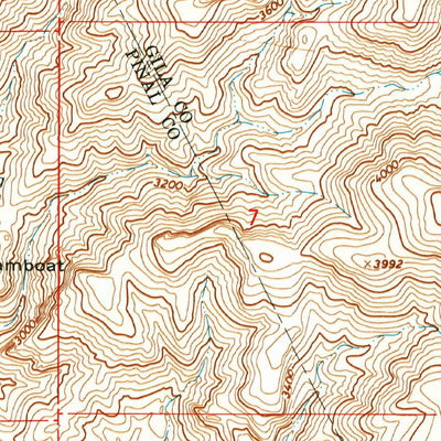 United States Geological Survey Hayden, AZ (1964, 24000-Scale) digital map