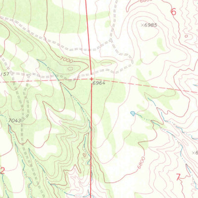 United States Geological Survey Hayden Butte, CO (1969, 24000-Scale) digital map