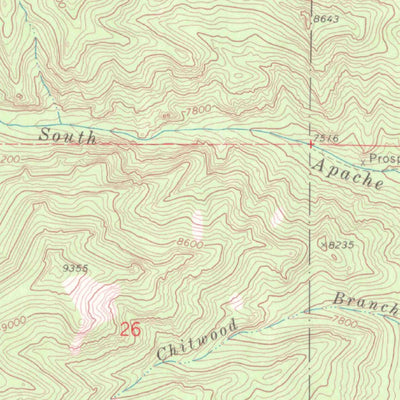 United States Geological Survey Hayden Butte, CO (1969, 24000-Scale) digital map